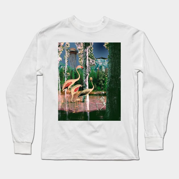 Encounters in the Backcountry of my Brain Long Sleeve T-Shirt by WildRootsArt